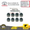 TOYOTA #SET-9008031084(8) ซีลหมวกวาล์วไอเสีย 8 ชิ้น  เครื่องเบนซิล ปี1998-2017 ของแท้ เบิกศูนย์