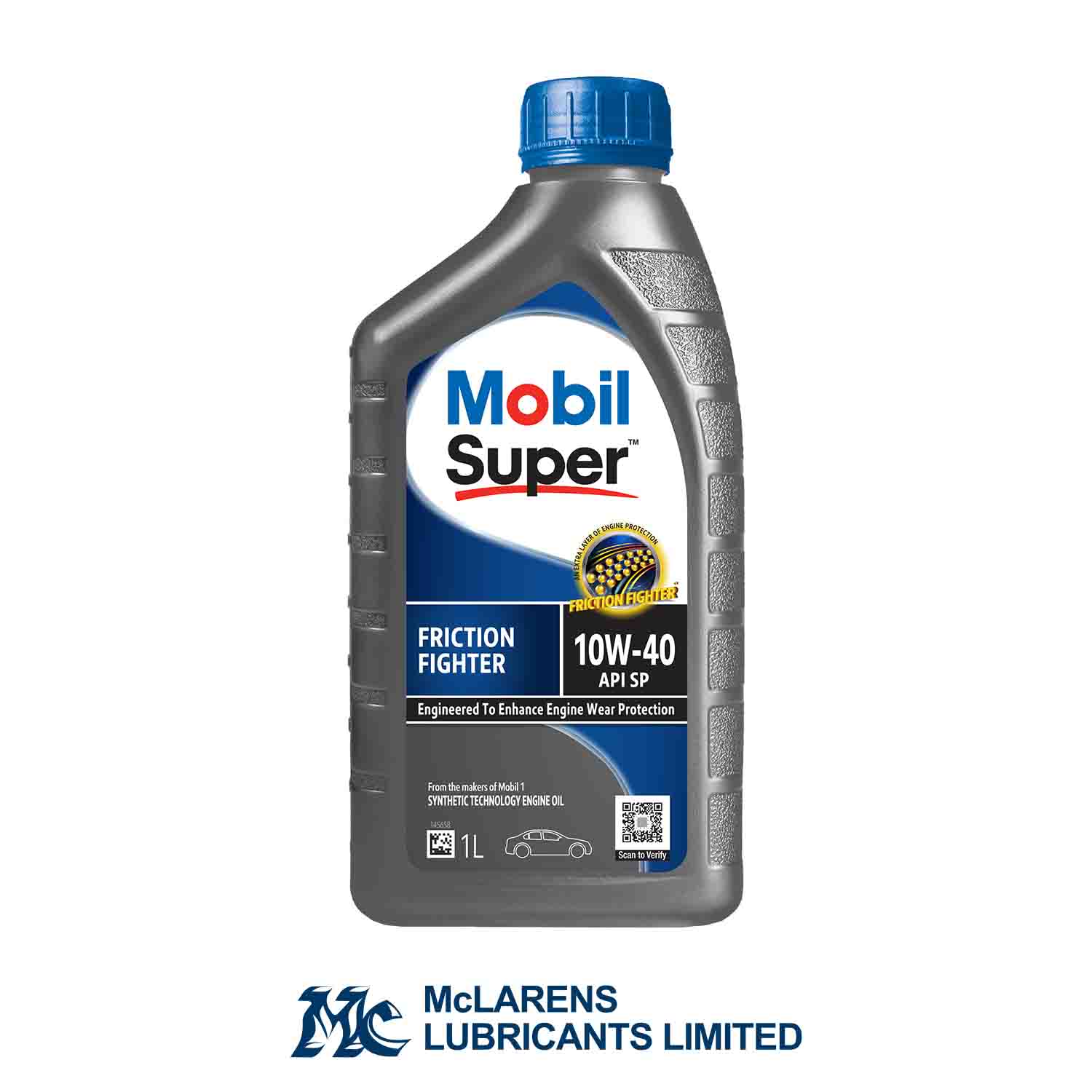 MOBIL SUPER FRICTION FIGHTER10W-40 12x1L